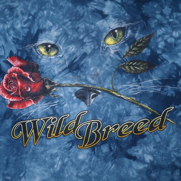 Vintage Wild Breed Graphic Tie Dye T Shirt - Picture 3 of 6